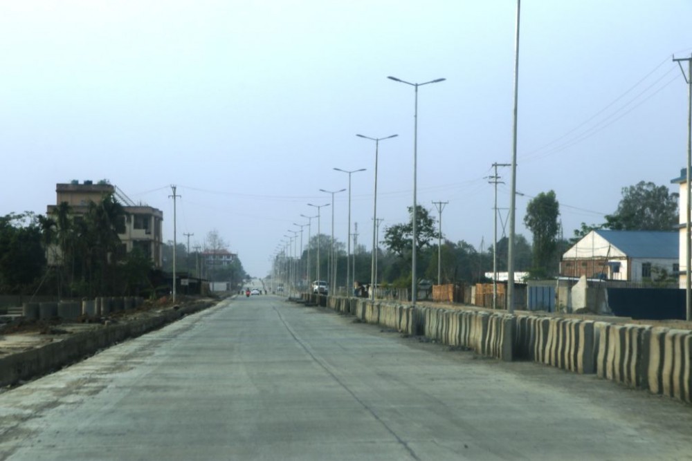 Dimapur-Chümoukedima 4-lane road. (Morung file Photo)